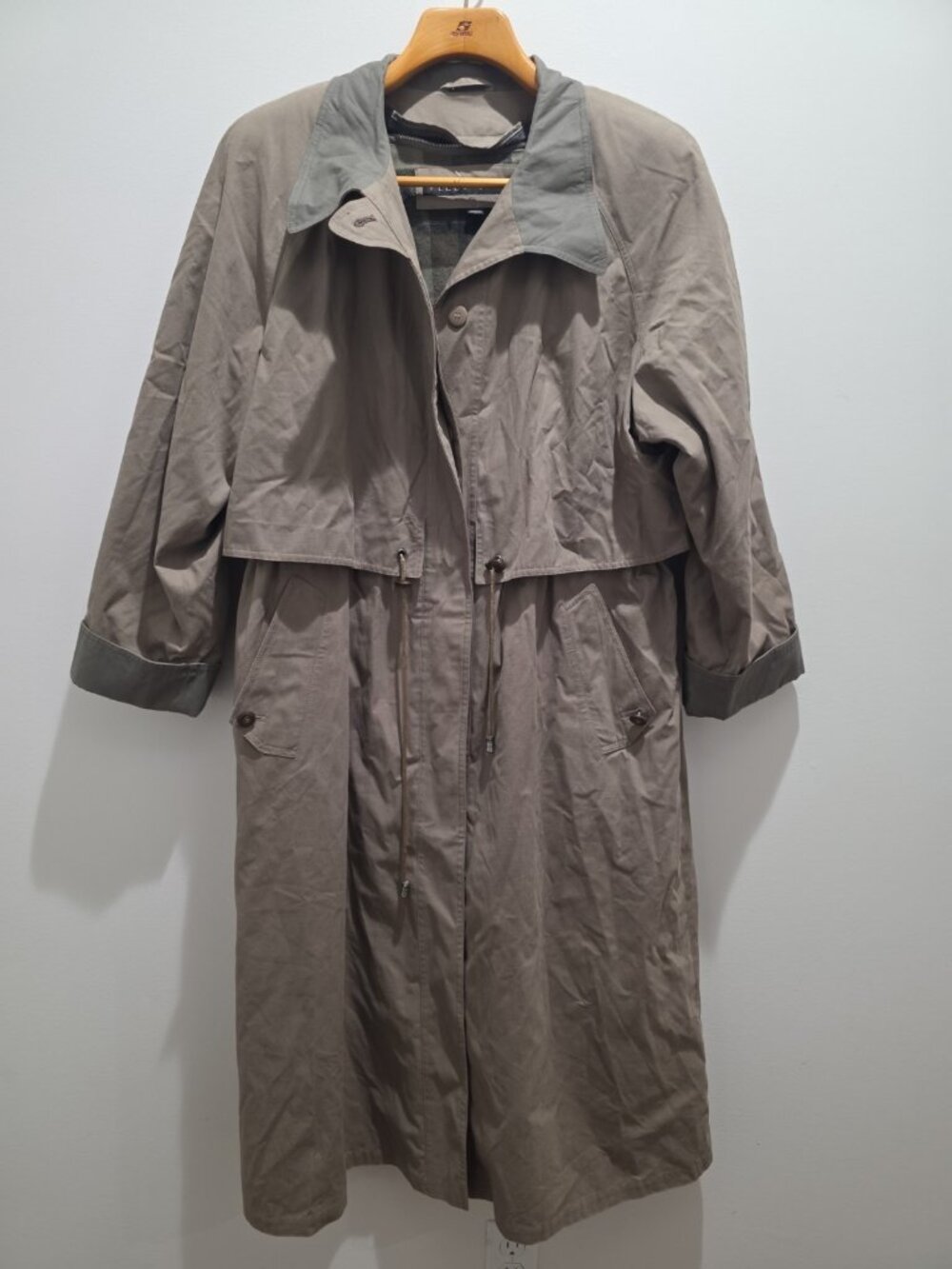 Fleet Street Trench Coat 14 – Beige Lined Button‑Up Classic Belted Style